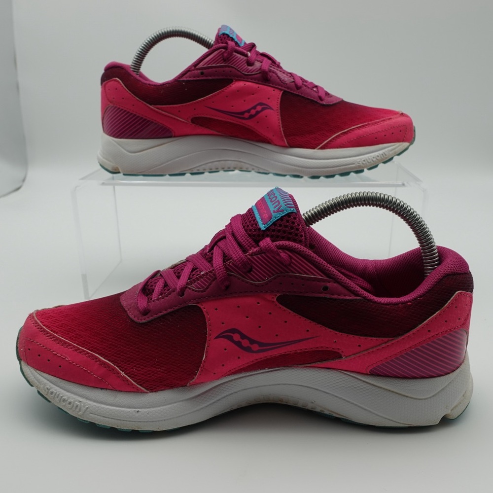 Saucony Women Size 9.5 Pink Shoes Running Walking Sapphire Sneakers Athletic - Picture 3 of 10
